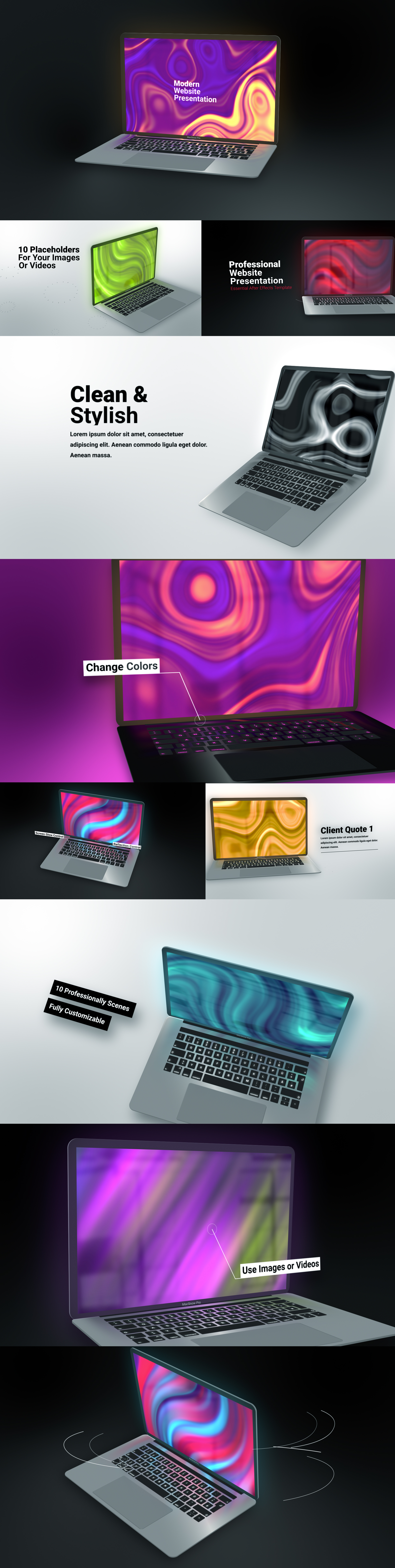 Modern Website Presentation - 1