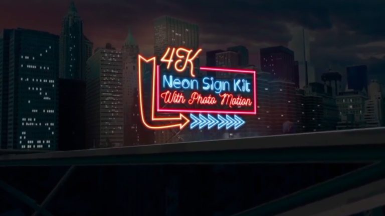 Neon Sign Kit With Photo Motion